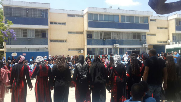  بالصور: فعاليات يوم التراث في مدرسة اورط الثانوية بمدينة الرملة